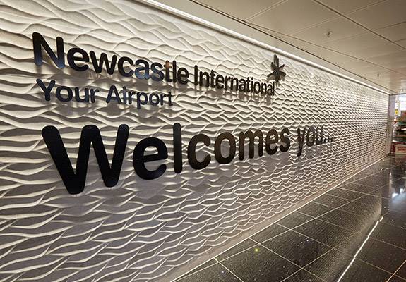 Newcastle International Airport welcome