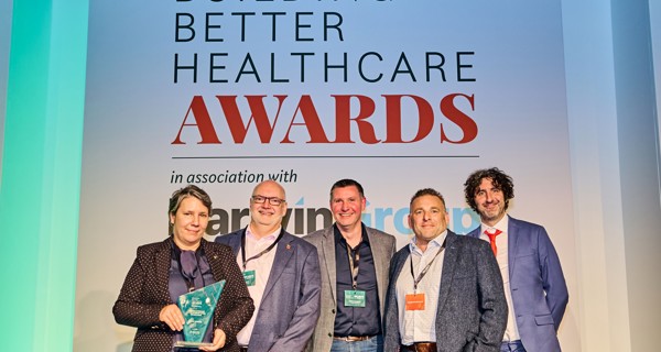 The Pears Maudsley Centre project team  at the Building Better Healthcare Awards 2024