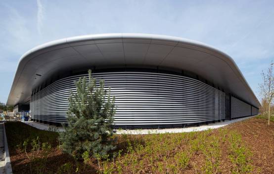 Detail Ground Level Of The Mclaren Production Centre