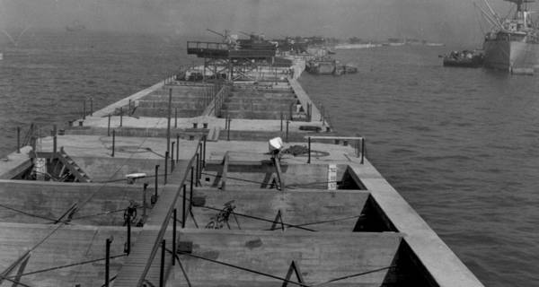 Aerial View of Mulberry Harbour