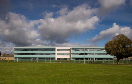 Landscaped areas around DSTL facilities