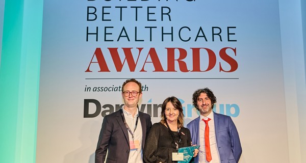 The Sycamore building project team at the Building Better Healthcare Awards 2024