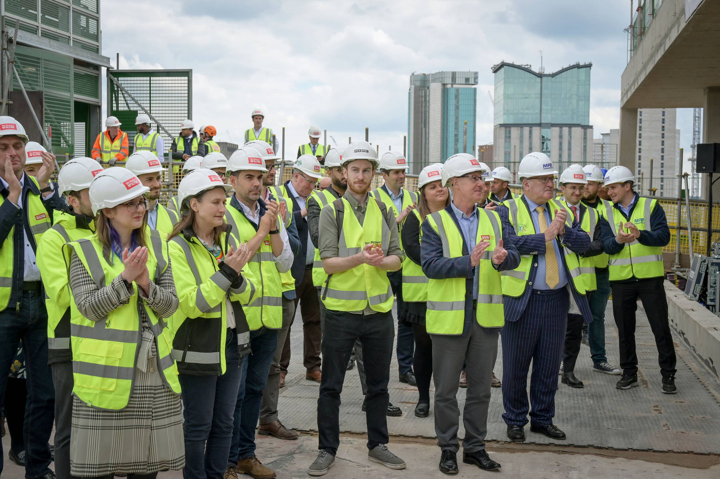 Three Chamberlain Square Topping Out 
