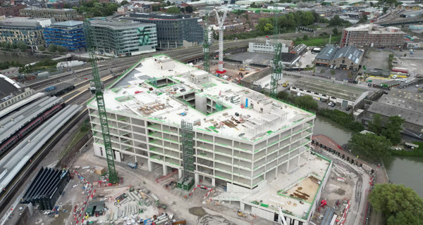 Aerial of Temple Quarter Enterprise Campus