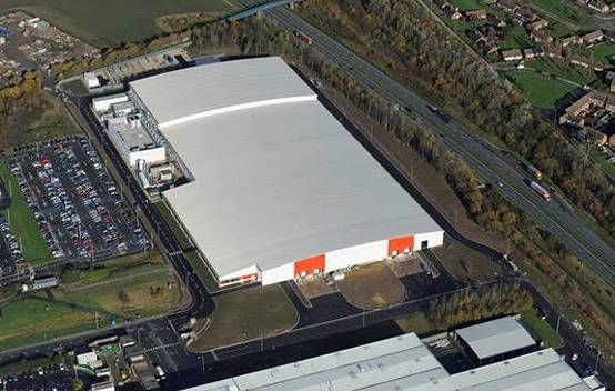 Aerial view of Nissan Car Production Plant