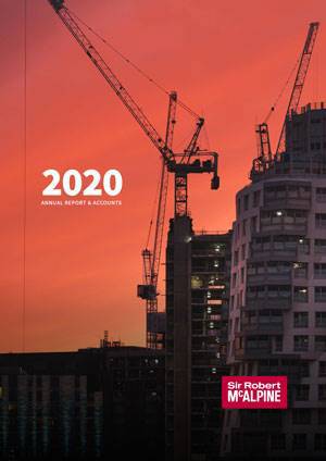 Cover of annual report and accounts 2019/2020