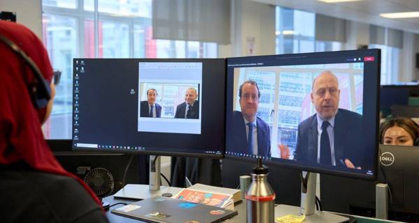 On the first day in his new role, CEO Neil Martin took the time to say hello to everyone via a Teams call.