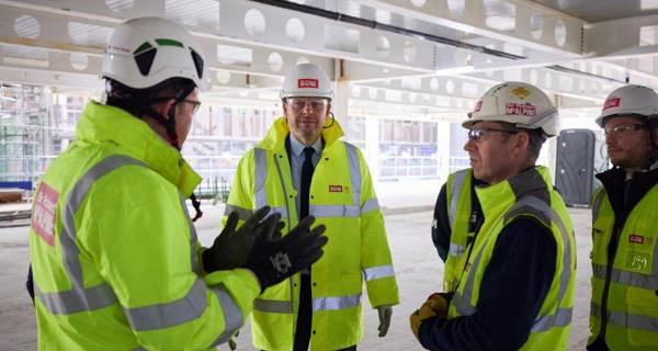 Our site teams gave CEO Neil Martin a warm welcome as he started visiting projects from his first day in the role.