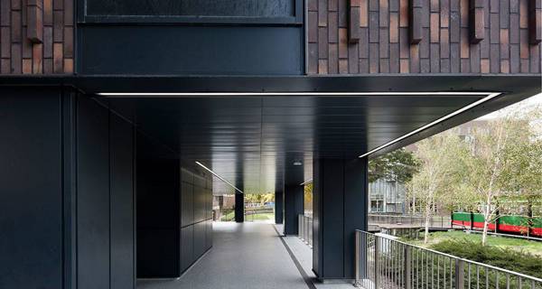 Newcastle University Exterior Walkway