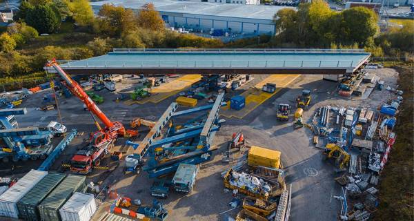 A533 Bridge Replacement Runcorn Being Assembled