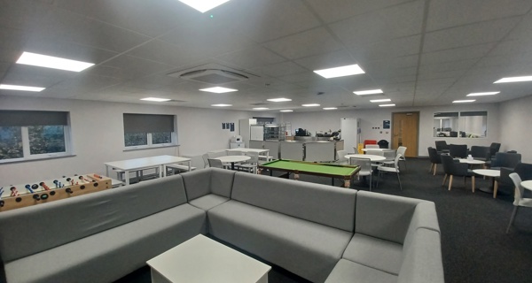 Group study area in common room