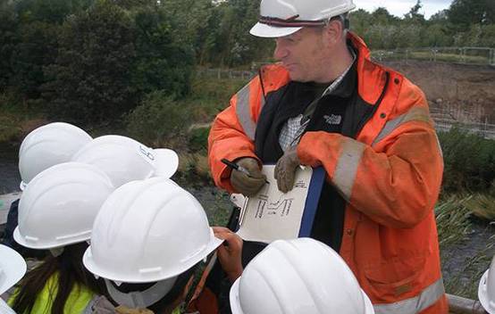 Engineers at the M74 completion project implementing 'designing out waste' strategies