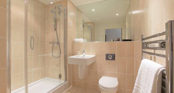 Bathroom of a luxury apartment at Highbury Square