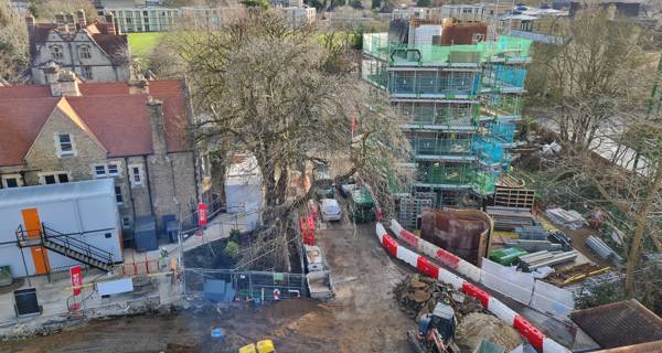 Construction of gradel quadrangles