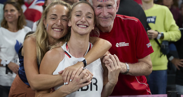 Amy Conroy with parents 