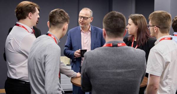 Apprentices at conference