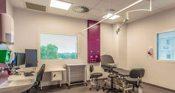 One of the new Treatment Rooms at Chase Farm Hospital