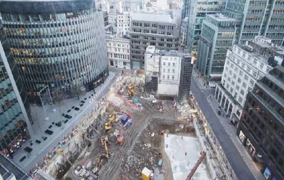 Active construction site at Fen Court