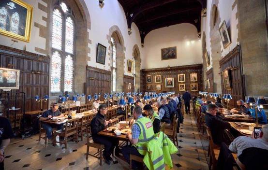 Breakfast at New College Oxford